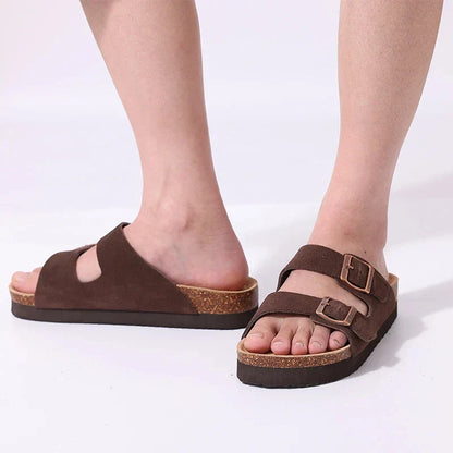UrbanCork Siena — Double Strap Cork Sandal