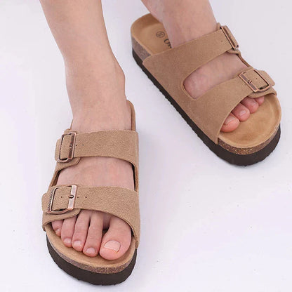 UrbanCork Siena — Double Strap Cork Sandal
