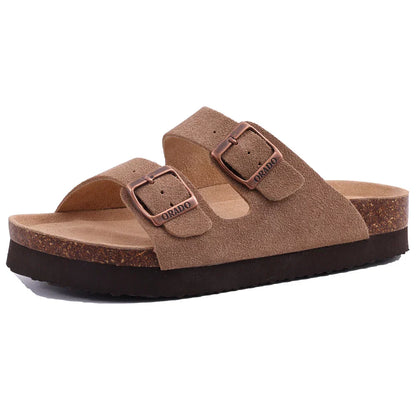 UrbanCork Siena — Double Strap Cork Sandal
