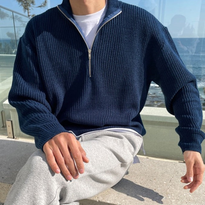 Sweater with Half Zip