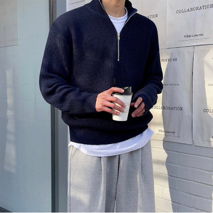 Sweater with Half Zip