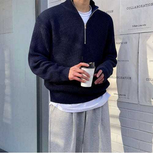 Sweater with Half Zip